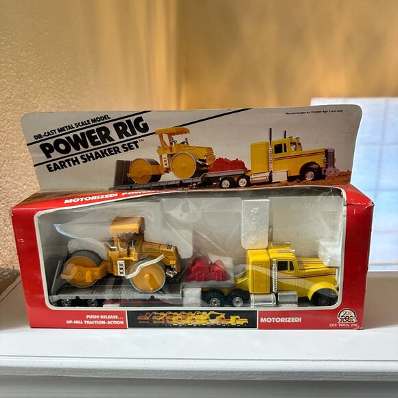 Power Rig Earth Shaker Die-Cast Metal Scale Model Set With Motorized Constructio - Picture 1 of 8